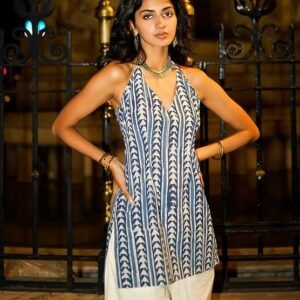 Blue Short Kurti